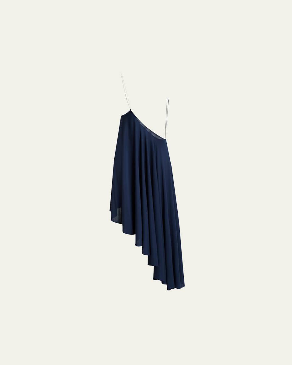 Chain Suspender Asymmetric Skirt